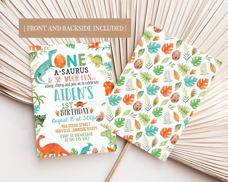 18 Free Dinosaur Birthday Party Invitations Printable Blank Template